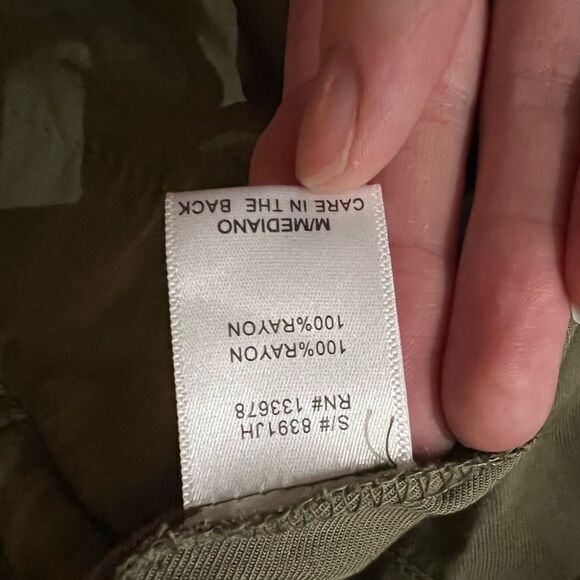 Love Tree spring military style green jacket - Picture 6 of 8